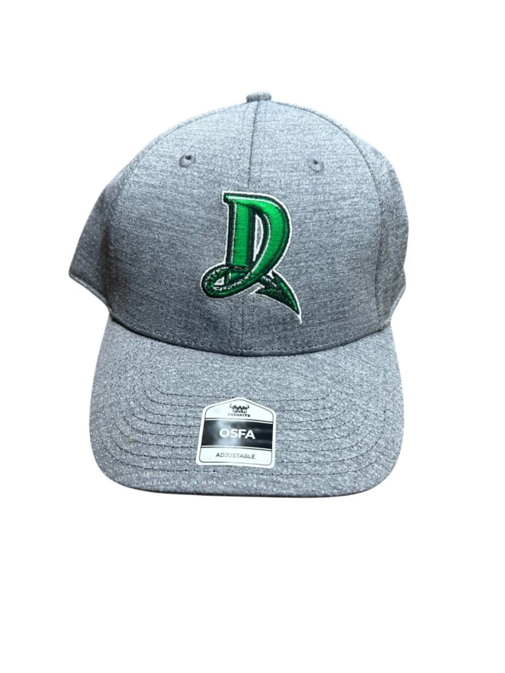 NWT Dayton Dragons Gray Adjustable Snapback Baseball Cap OSFA MiLB